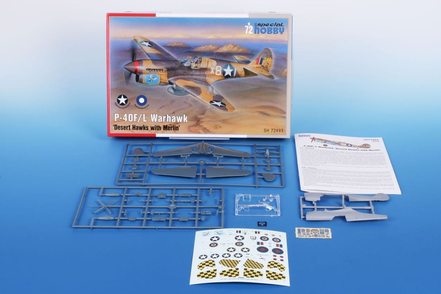 Special Hobby SH 72493 1:72 Curtiss P-40F/L Warhawk ‘Desert Hawks with Merlin’