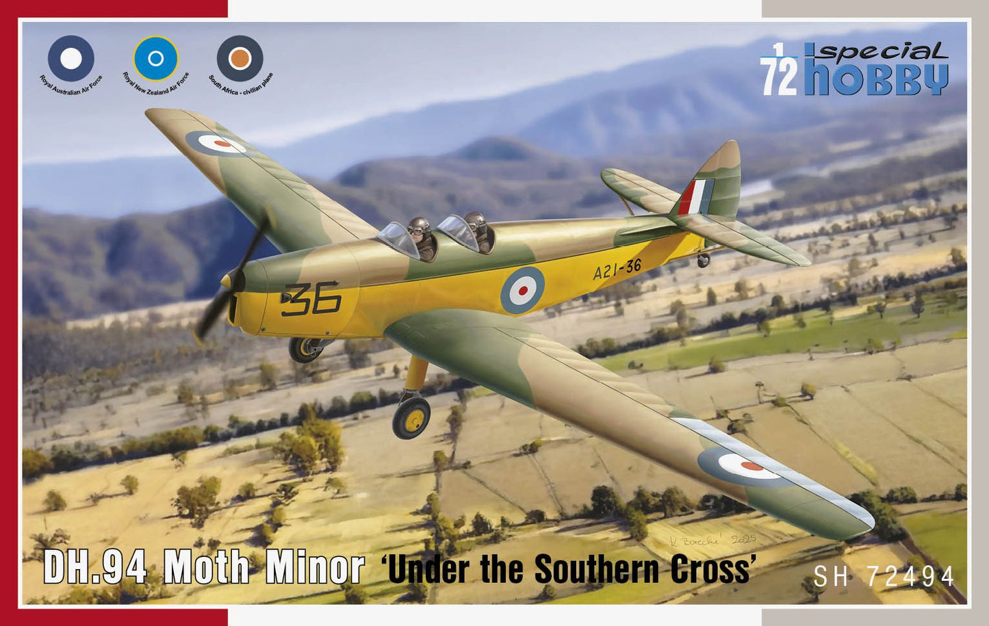 Special Hobby SH 72494 1:72 de Havilland DH.94 Moth Minor ‘Under the Southern Cross’.