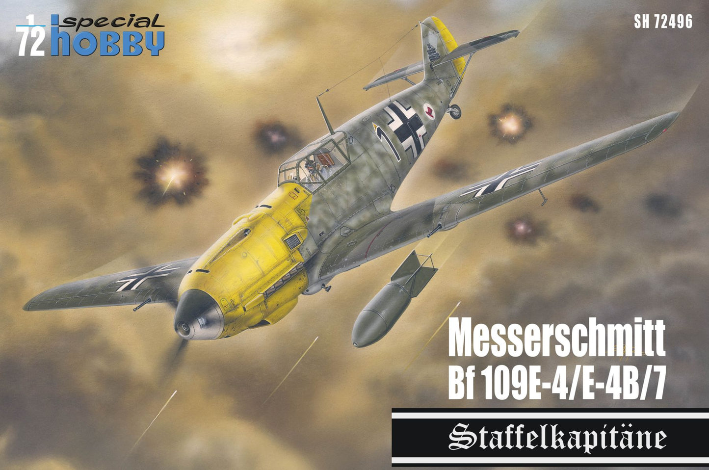Special Hobby SH 72496 1:72 Messerschmitt Bf 109E-4/7 ‘Staffelkapitäne’
