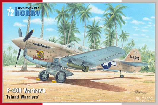 Special Hobby SH 72502 1:72 Curtiss P-40N Warhawk â€˜Island Warriorsâ€™