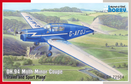Special Hobby SH72504 1:72 de Havilland DH.94 Moth Minor Coupé Travel and Sport Plane