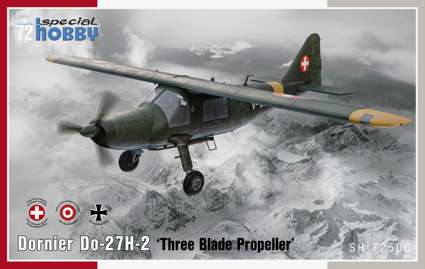 Special Hobby SH 72506 1:72 Dornier Do-27H-2 â€˜Three Blade Propellerâ€™