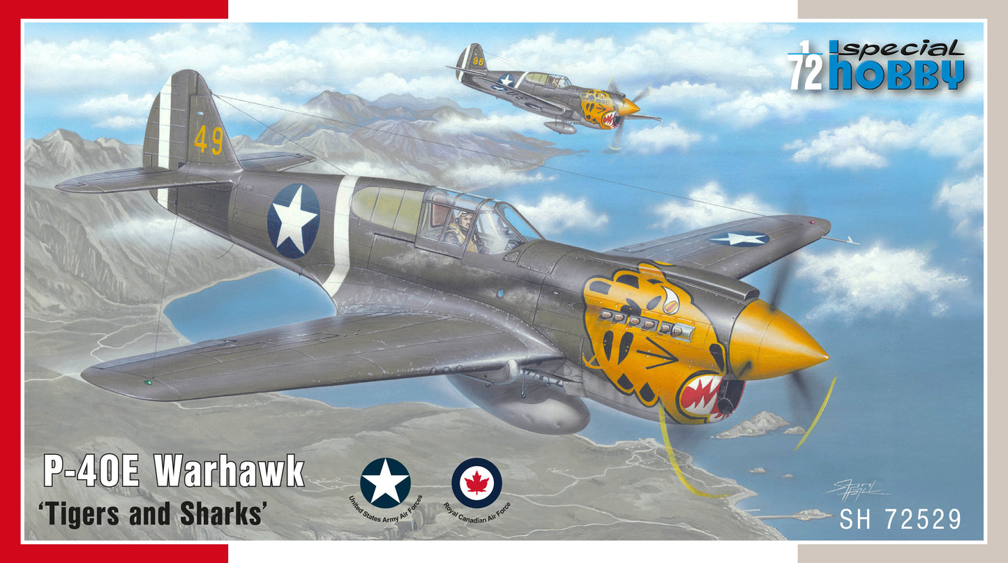 Special Hobby SH72529 1:72 Curtiss P-40E Warhawk