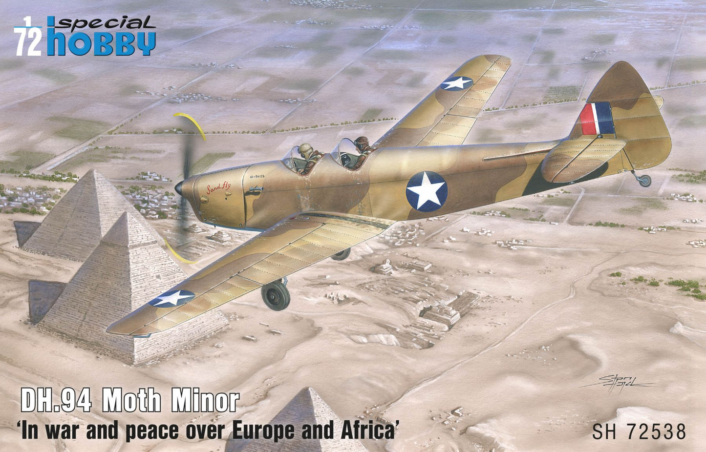 Special Hobby SH72538 1:72 de Havilland DH.94 Moth Minor ‘In war and peace over Europe and Africa’