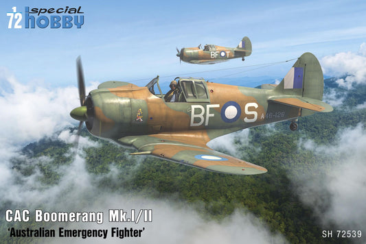 Special Hobby SH72539 1:72 CAC CA.13 Boomerang ‘Australian Emergency Fighter’.