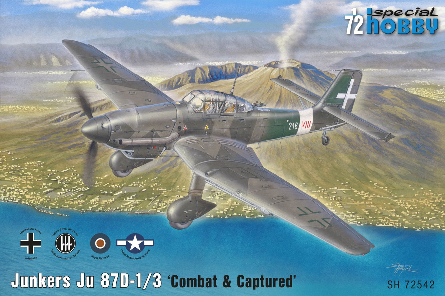 Special Hobby SH72542 1:72 Junkers Ju-87D-1/3 Stuka ‘Combat & Captured’