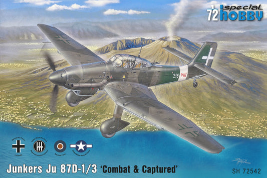 Special Hobby SH72542 1:72 Junkers Ju-87D-1/3 Stuka ‘Combat & Captured’