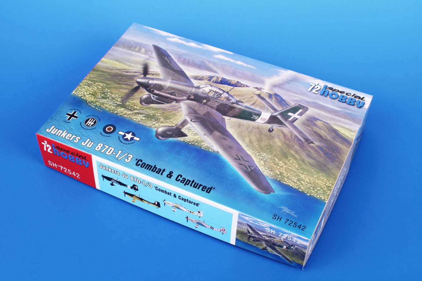 Special Hobby SH72542 1:72 Junkers Ju-87D-1/3 Stuka ‘Combat & Captured’