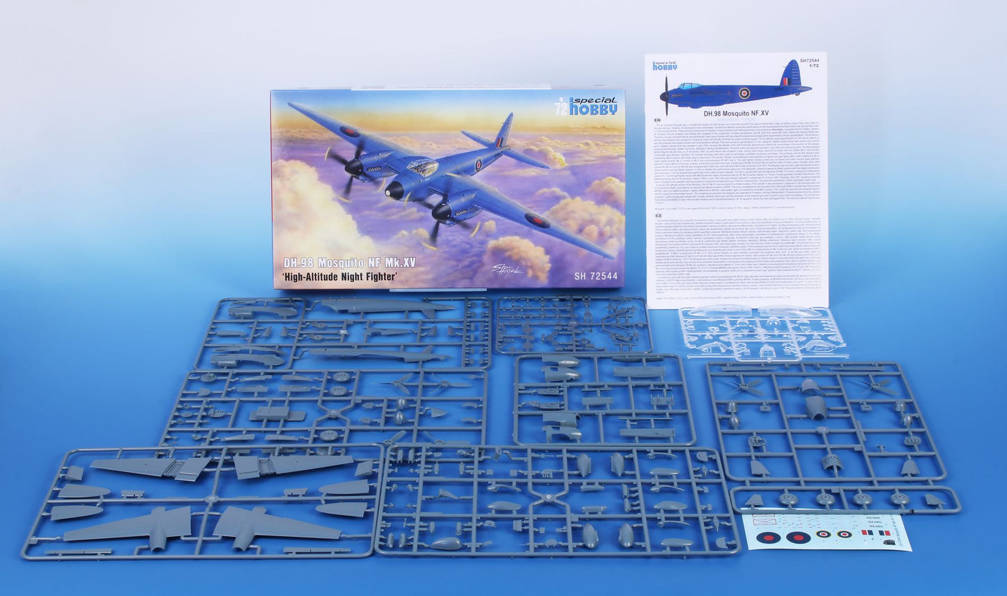 Special Hobby SH 72544 1:72 de Havilland NF Mk.XV Mosquito DH.98 ‘High-Altitude Night Fighter’