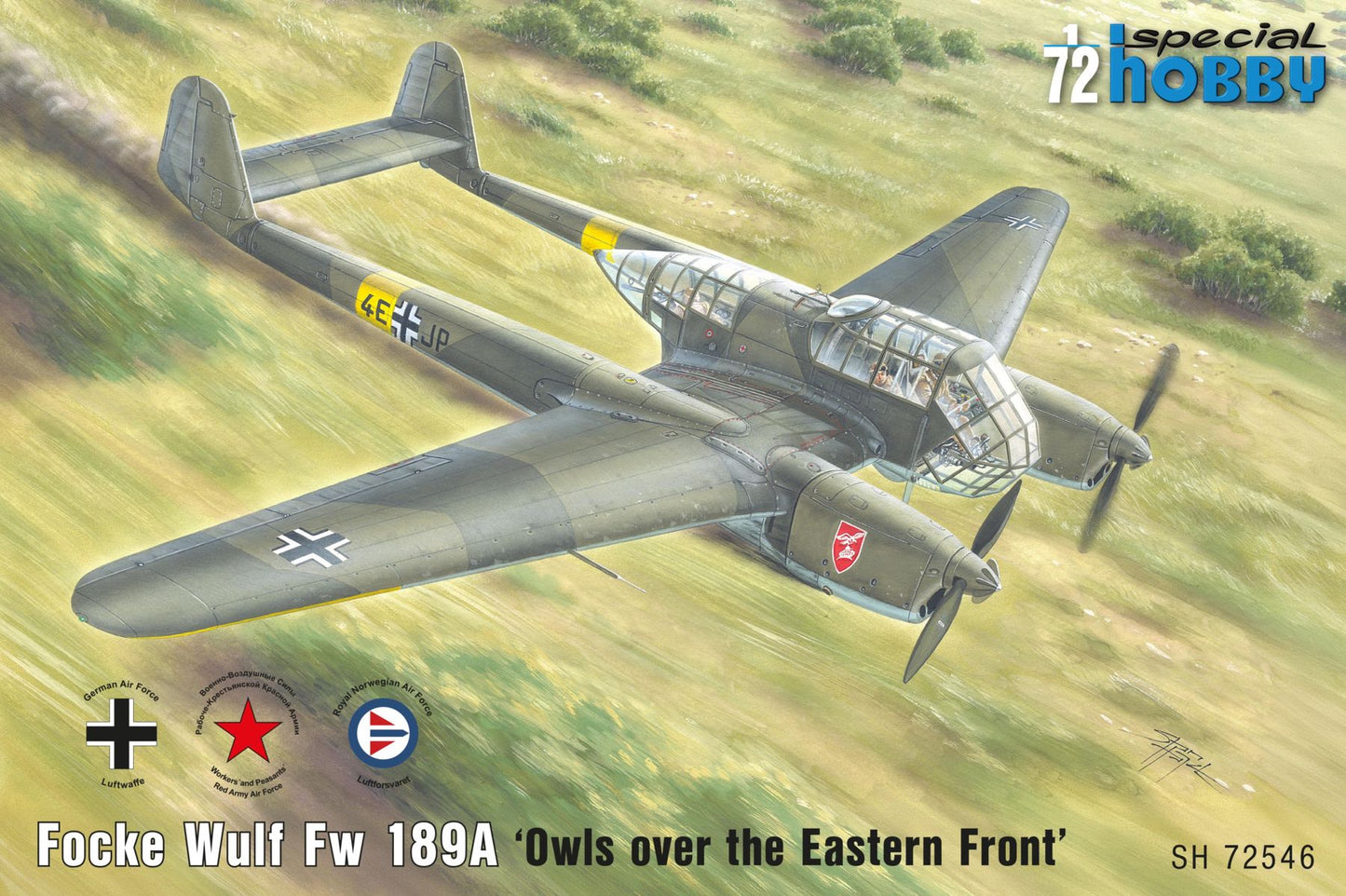 Special Hobby SH72546 1:72 Focke-Wulf Fw-189A ‘Owls over the Eastern Front’