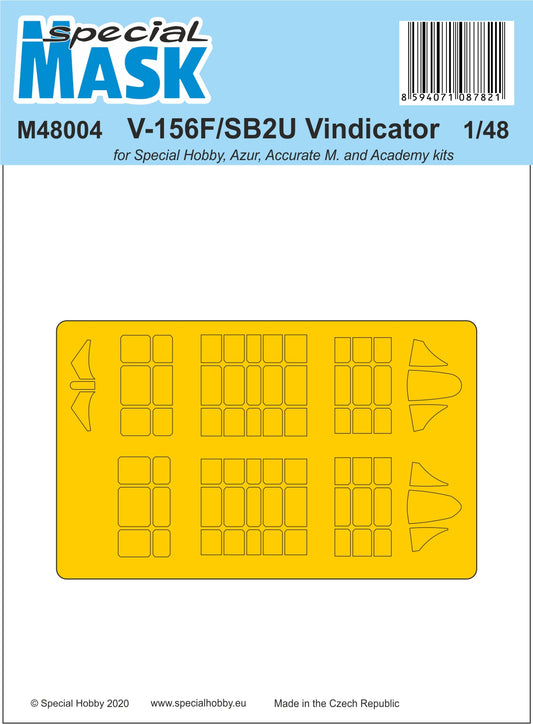 Special Hobby M48004 1:48 V-156F/SB2U Vindicator Paint Mask