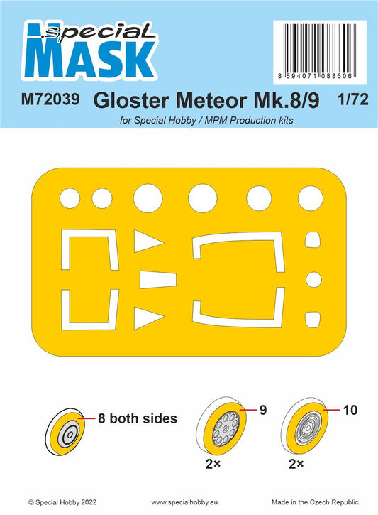 Special Hobby M72039 1:72 Gloster Meteor F.8/Mk.9 Paint Mask