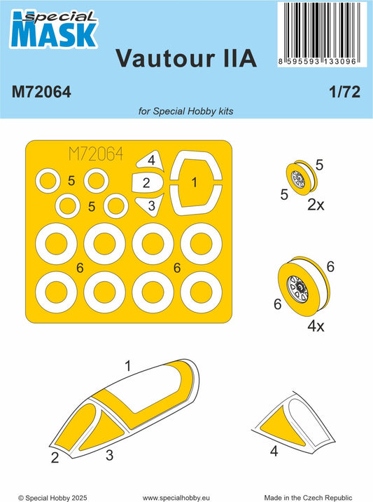 Special Hobby M72064 1:72 Vautour IIA Paint Mask