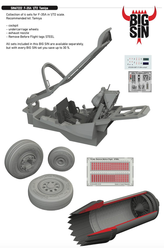 Eduard Brassin SIN67222 1:72 Lockheed-Martin F-35A