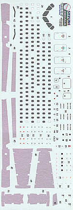 Skyline 14045 1:144 BAe 146/RJ85 Windows, Stencilling, Doors etc