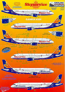 Skyline 14062 1:144 Airbus A320/Airbus A321 SKYSERVICE CANADA Any Registration
