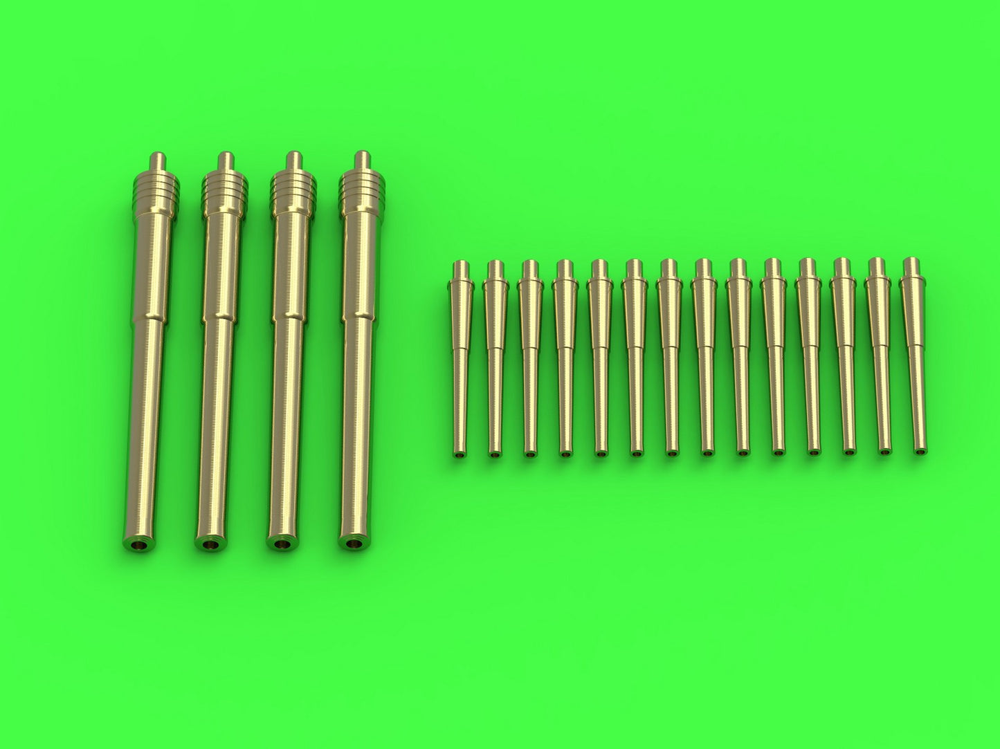 Master SM700-062 1:700 IJN Mikasa armament - 30,5cm (4pcs), 15,2cm (14pcs) barrels