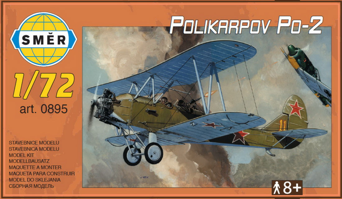 Smer 895 1:72 Polikarpov Po-2 'Wheels' (USSR, Finland) ex-KP/KOPRO