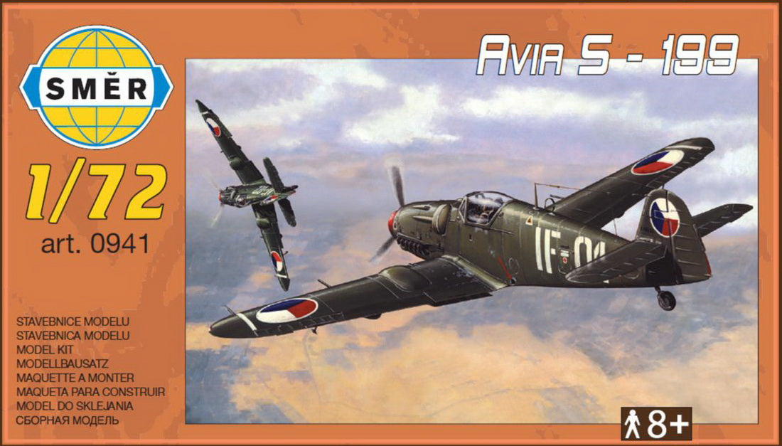 Smer 72-941 1:72 Avia S-199 'CzAF & Israeli post-war fighter' ex-KP/KOPRO