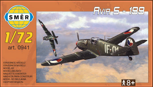 Smer 72-941 1:72 Avia S-199 'CzAF & Israeli post-war fighter' ex-KP/KOPRO