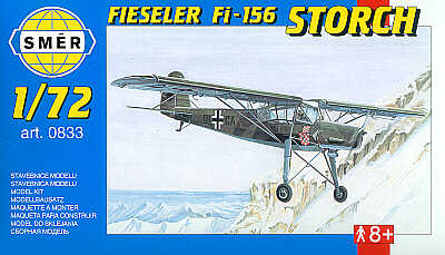 Smer 833 1:72 Fieseler Fi-156C-3 'Storch' / Morane-Saulnier MS.500 (ex Heller kits)