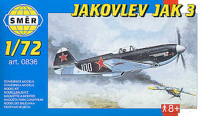 Smer 836 1:72 Yakovlev Yak-3