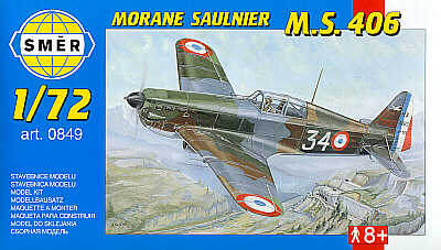 Smer 849 1:72 Morane-Saulnier MS.406C1