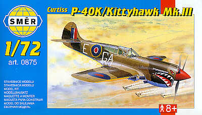 Smer 875 1:72 Curtiss P-40K Warhawk Kittyhawk Mk.III