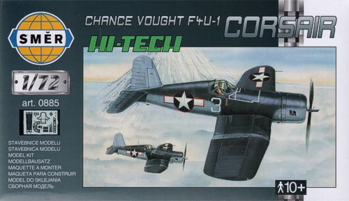 Smer 885 1:72 Vought F4U-1 Corsair with Etched Parts (ex-Heller)