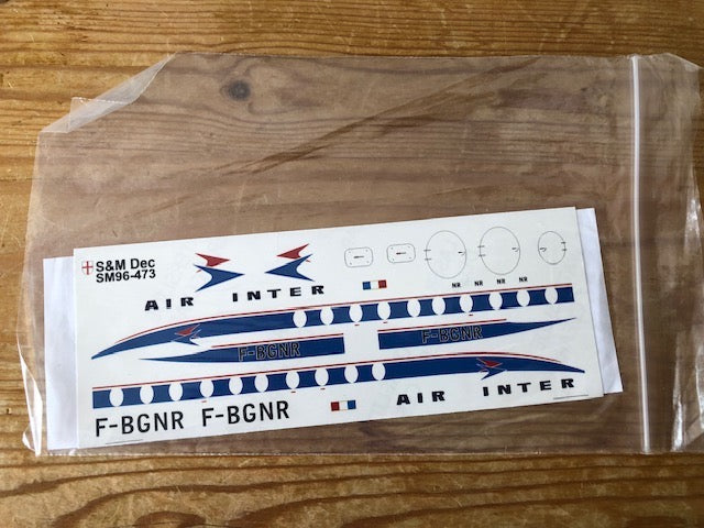 S & M Models SSM96-473 1:96 Air Inter F-BGNR Vickers Viscount 708 (MB)