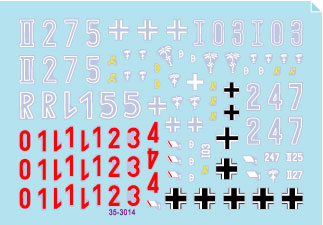 Star Decals 35-3014 1:35 Pz.Kpfw.VI Tiger I and Pz.Kpfw.I