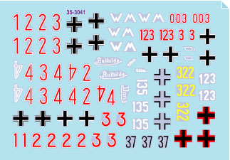 Star Decals 35-3041 1:35 German tanks Finland and Norway Hotchkiss Pz.Kpfw.38H 735(f)