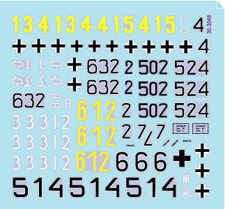 Star Decals 35-3046 1:35 Pz.Kpfw.IV Ausf.H and J. Normandy & France in 1944 # 1.