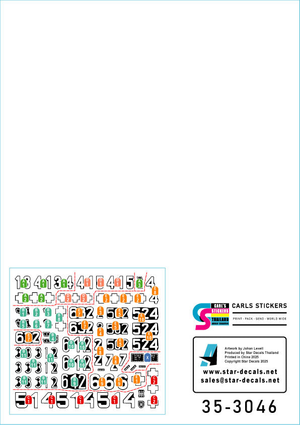 Star Decals 35-3046 1:35 Pz.Kpfw.IV Ausf.H and J. Normandy & France in 1944 # 1.