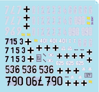 Star Decals 35-3047 1:35 Pz.Kpfw.IV Ausf.H and J.Normandy & France in 1944 # 2.