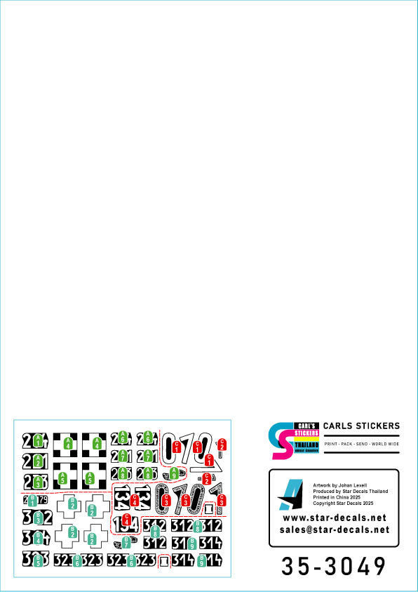 Star Decals 35-3049 1:35 Pz.Kpfw.VI Tiger I s.Pz.Abt. 502 # 2.