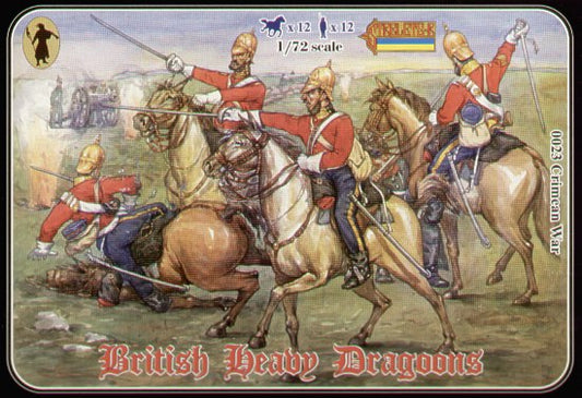 Strelets 023 1:72 British Heavy Dragoons Crimean era