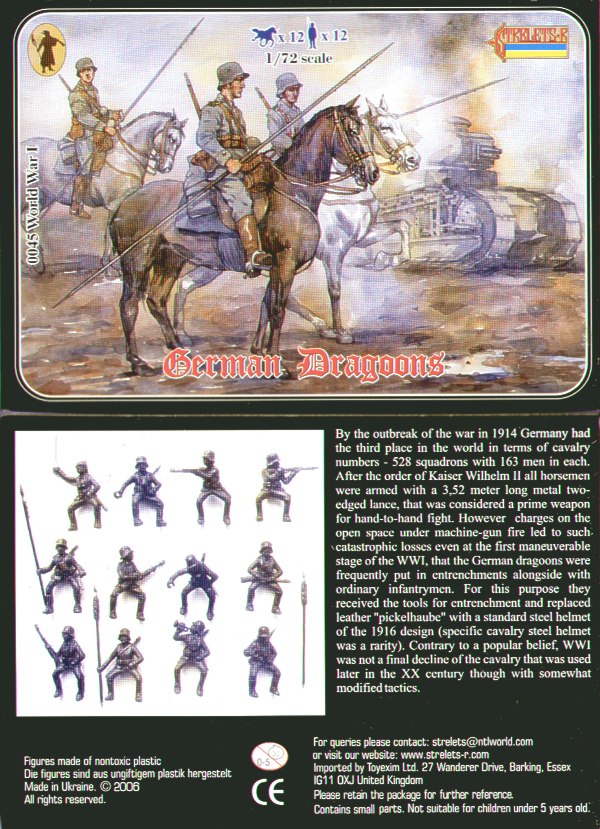 Strelets 045 1:72 WWI German Dragoons