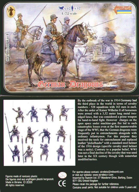 Strelets 045 1:72 WWI German Dragoons