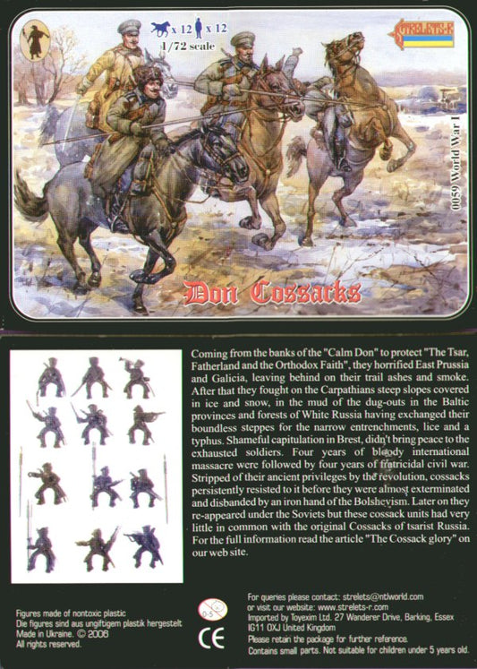 Strelets 059 1:72 WWI Don Cossacks