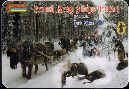 Strelets 133 1:72 French Army Sledge Train 1