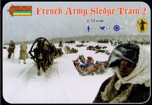 Strelets 134 1:72 French Army Sledge Train 2