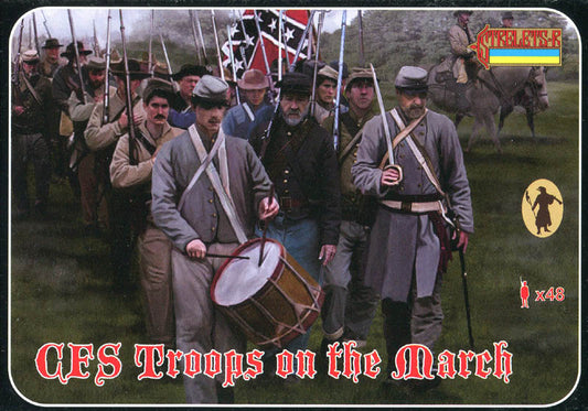 Strelets 147 1:72 Confederate Troops on the March