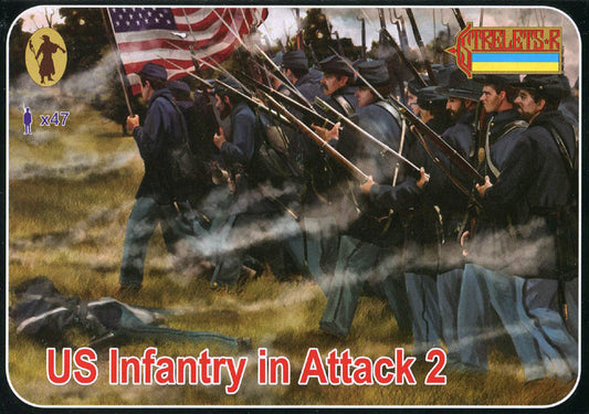 Strelets 153 1:72 US Infantry in Attack 2