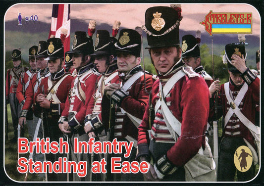 Strelets 162 1:72 Napoleonic British Infantry Standing at Ease