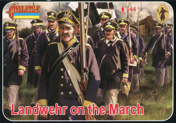 Strelets 168 1:72 Landwehr on the March