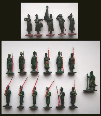 Strelets 184 1:72 French Line Infantry Standing at Attention