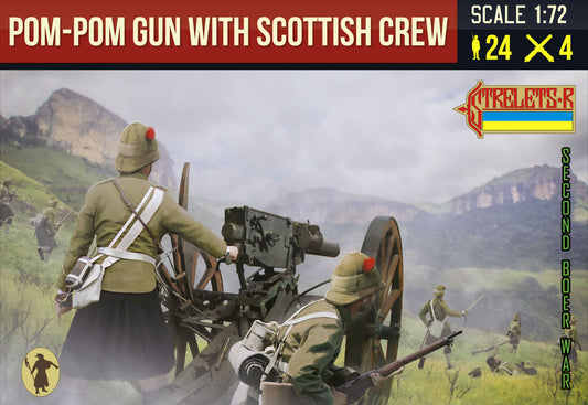 Strelets 189 1:72 Pom-Pom Gun with Scottish Crew