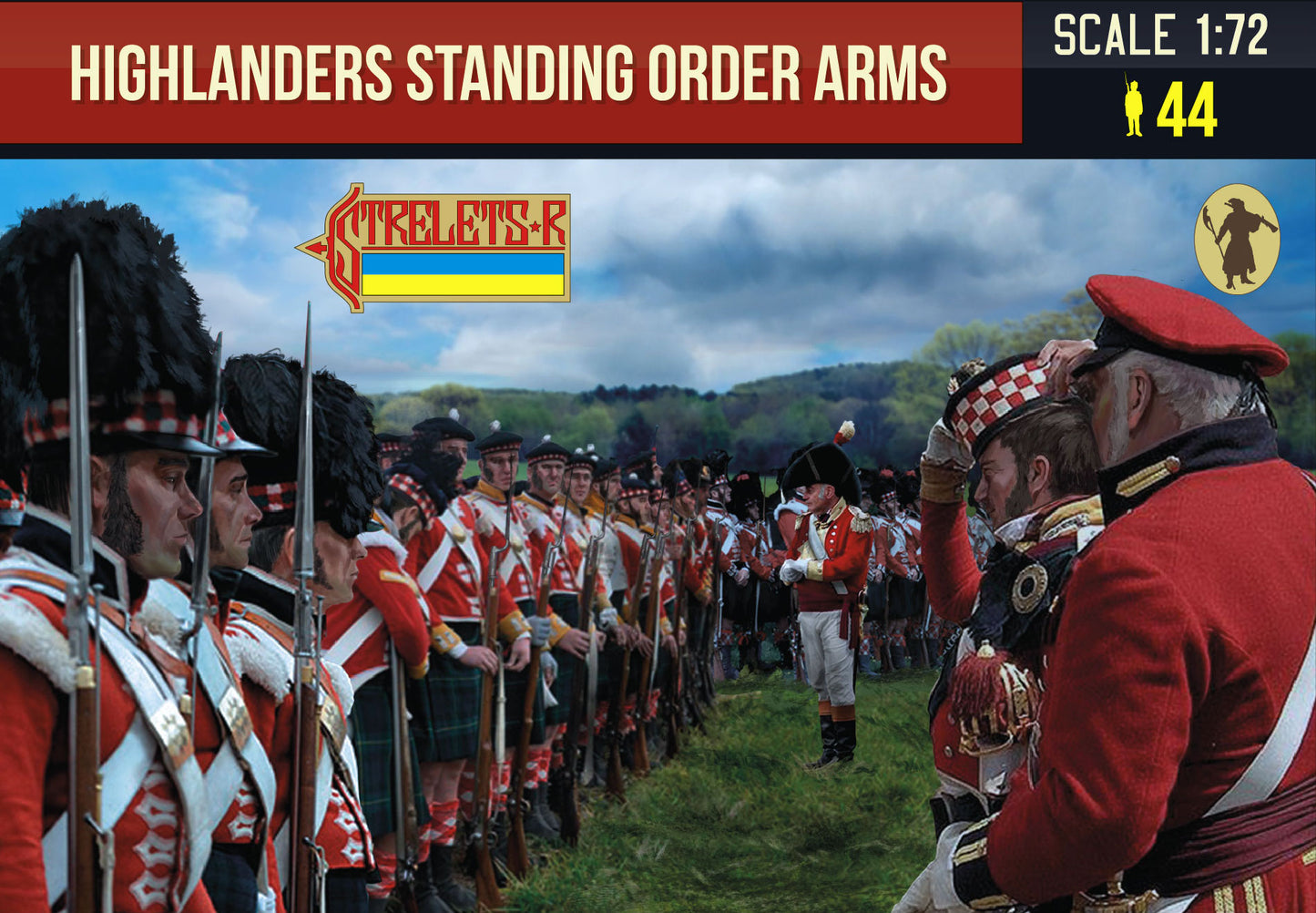 Strelets 200 1:72 Highlanders Standing Order Arms