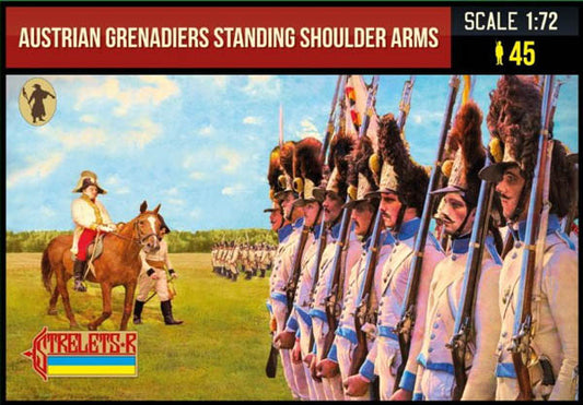 Strelets 204 1:72 Austrian Grenadiers Standing Shoulder Arms